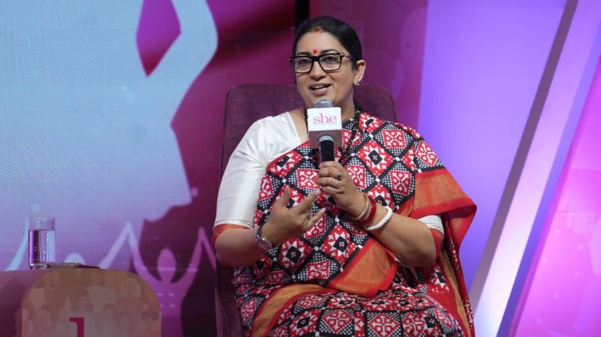 India TV 'She' Conclave: स्मृति ईरानी ने कहा, 'जीवन में जो चाहा, सब मिल गया, कोई व्यक्तिगत चाह नहीं'