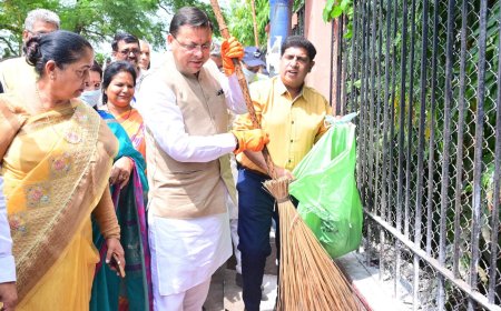 हरिद्वार: मुख्यमंत्री पुष्कर सिंह धामी ने ‘एक पेड़ मां के नाम अभियान’ के तहत पौधारोपण किया