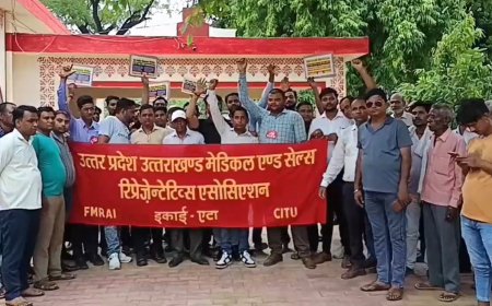 मेडिकल रिप्रेजेंटेटिव्स ने जिलाधिकारी को सौंपा प्रधानमंत्री के नाम ज्ञापन, उठाई नई मांगें