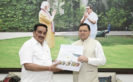 नई दिल्ली: मुख्यमंत्री धामी ने केंद्रीय जल शक्ति मंत्री सी.आर. पाटिल से चर्चा की, उत्तराखंड की 5 जल विद्युत परियोजनाओं के लिए सहायता की मांग