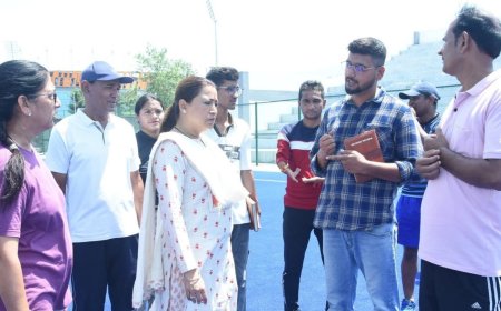 हल्द्वानी को अगस्त में मिलेगी एस्ट्रो टर्फ हॉकी स्टेडियम, खेल मंत्री रेखा आर्या ने निरीक्षण किया