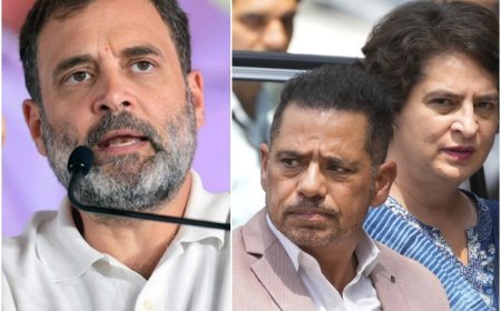 राहुल गांधी का रॉबर्ट वाड्रा का बचाव, बीजेपी का तीखा हमला— ‘क्या उन्हें पहले से ही मालूम था?’