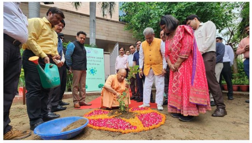 मुख्यमंत्री योगी के नेतृत्व में वृक्षारोपण महाअभियान-2025 का भव्य शुभारंभ, आज लगेंगे 37 करोड़ पौधे