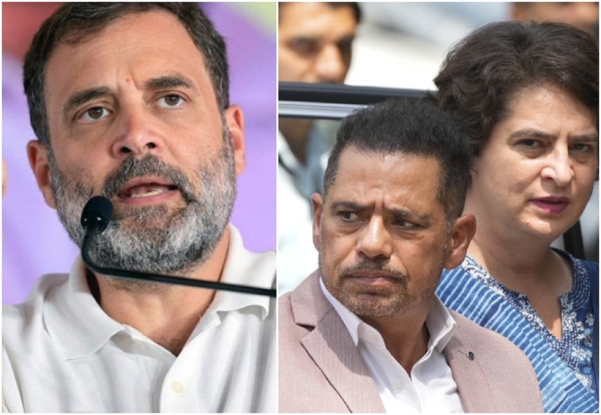 रॉबर्ट वाड्रा के बचाव में उतरे राहुल गांधी तो, BJP का पलटवार— ‘काले कारनामों की जानकारी पहले से थी?’