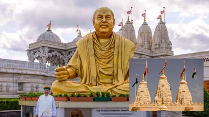 ऑस्ट्रेलिया के मेलबर्न में हिंदू विरोधी घटना, श्री स्वामीनारायण मंदिर की दीवारों पर लाल रंग से लिखी गईं नस्लवादी बातें