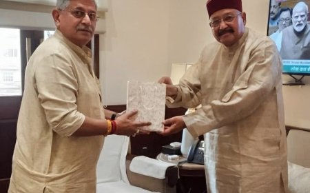 सतपाल महाराज की केन्द्रीय पंचायतीराज मंत्री से महत्वपूर्ण शिष्टाचार भेंट