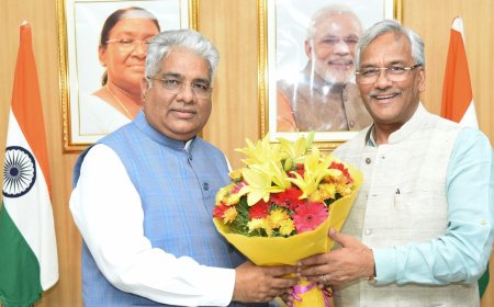 हरिद्वार सांसद त्रिवेन्द्र रावत ने केंद्रीय मंत्री भूपेंद्र यादव से की भेंट, IDPL ऋषिकेश के केंद्रीय विद्यालय को मिला वन भूमि हस्तांतरण का समर्थन