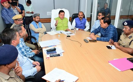 धराली-हर्षिल में बादल फटने से राहत एवं बचाव कार्यों की समीक्षा: सीएम धामी का स्मार्ट कंट्रोल रूम में दौरा