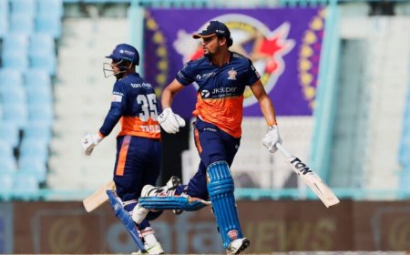 काशी रुद्राक्ष ने गोरखपुर लायंस को 50 रन से हराया - यूपी टी-20 लीग का द्वितीय मुकाबला