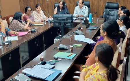 मुख्य चिकित्सा अधिकारी द्वारा मातृ एवं शिशु मृत्यु दर की मासिक समीक्षा बैठक का आयोजन