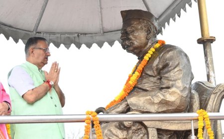 पंडित गोविंद बल्लभ पंत की 138वीं जयंती: कृषि मंत्री गणेश जोशी ने अर्पित की श्रद्धांजलि