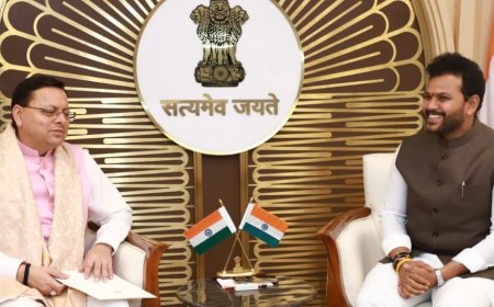 नई दिल्ली: केंद्रीय नागरिक उड्डयन मंत्री से मिले सीएम धामी, उत्तराखंड में हवाई सेवाओं के विकास पर चर्चा