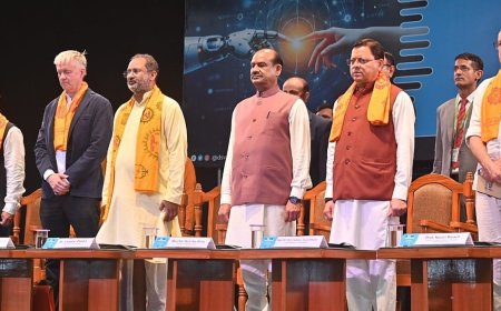 हरिद्वार: लोकसभा अध्यक्ष ओम बिरला एवं सीएम धामी ने देव संस्कृति विश्वविद्यालय में आयोजित इण्डियन ए.आई समिट में लिया भाग