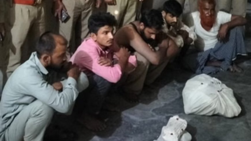 बिजनौर: वन्य जीव कंकाल के साथ पांच शिकारी गिरफ्तार, जांच जारी