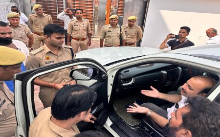 बरेली जाने से पूर्व सांसद दानिश अली को नजरबंद किया गया, पुलिस से भिड़ंत