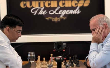 क्लच शतरंज मुकाबला: कास्परोव ने आनंद पर बनाई बढ़त, संभावनाएं बनीं दिलचस्प