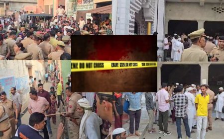 Baghpat Trippal Murder : मस्जिद की छत पर मौलाना की पत्नी और बच्चों की ह*त्या