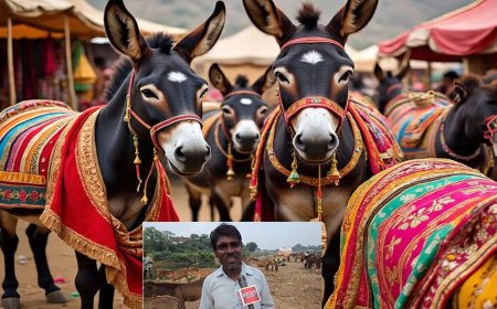 चित्रकूट में दीपावली के बाद सजी अनोखी परंपरा, ऐतिहासिक मेले में इन गधों’ ने जीता सबका दिल!