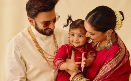 दिवाली पर दीपिका पादुकोण और रणवीर सिंह ने दिखाई बेटी ‘दुआ’ की पहली झलक, तस्वीरें हुईं वायरल