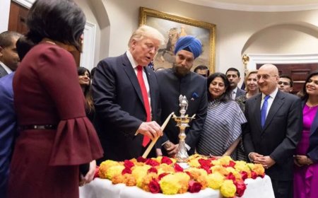 ट्रंप ने व्हाइट हाउस में मनाई दीपावली, पीएम मोदी को बताया महान व्यक्ति, कहा क्या हुई बातचीत