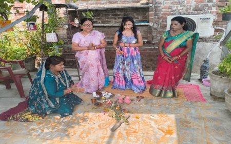 भाई दूज पर्व 2025 : बाराबंकी में उमंग और उल्लास से मना भाई दूज का पर्व, बहनों ने किया तिलक तो भाइयों ने दिया स्नेह का उपहार