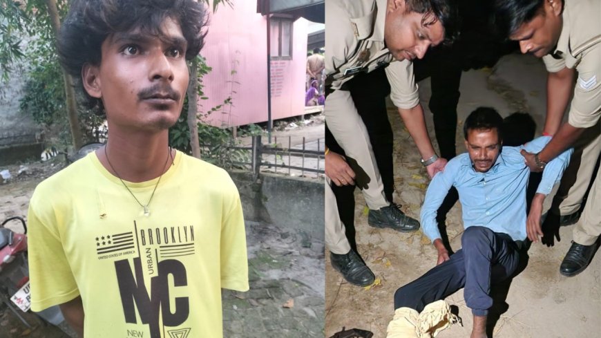 गैंगरेप के आरोपियों से 12 घंटे बाद मुठभेड़, एक के पैर में लगी गोली, घायल अस्पताल में भर्ती