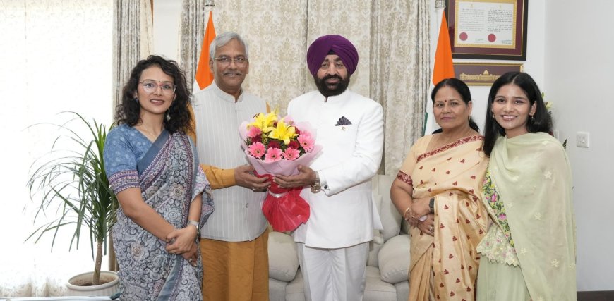 Diwali 2025:-सांसद त्रिवेन्द्र सिंह रावत ने राज्यपाल गुरमीत सिंह से शिष्टाचार भेंट कर दी दीपावली की शुभकामनाएं
