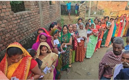 बिहार विधानसभा चुनाव 2025 : पहले चरण में 18 जिलों की 121 सीटों पर वोटिंग हुई खत्म, जानें कितने प्रतिशत हुआ मतदान
