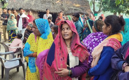 लखीमपुर खीरी : पांच घंटे बाद पुलिस के समझाने पर माने परिजन, शव दफनाया