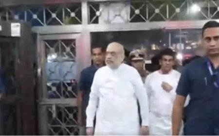 दिल्ली ब्लास्ट: गृह मंत्री अमित शाह पहुंचे घटनास्थल, बोले- जांच जारी है, जल्द पता चलेगा कारण