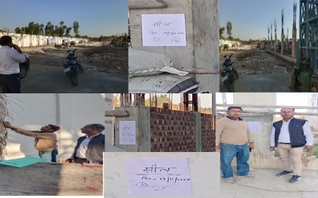 भारत समाचार की ख़बर का असर, भूमाफिया उस्मान सैफी पर प्रशासन का शिकंजा,अवैध रायल सिटी कॉलोनी सील