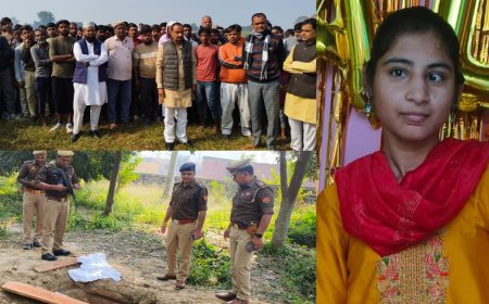 लखीमपुर खीरी : कब्र से गायब हुआ किशोरी का शव, गन्ने के खेत में मिला निर्वस्त्र