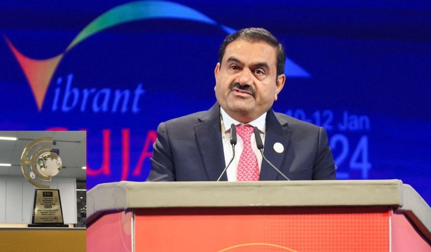 “Adani एंटरप्राइजेज को गोल्डन पीकोक अवार्ड, ESG क्षेत्र में उत्कृष्टता के लिए सम्मानित”