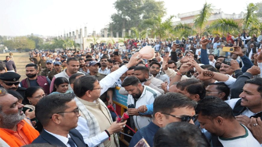 गन्ना मूल्य बढ़ोतरी पर किसानों ने जताया मुख्यमंत्री धामी का आभार