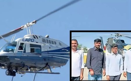 सड़क बंद होने पर भी कम नहीं हुआ जज्बा: चार B.Ed छात्रों ने हेलीकॉप्टर से पूरी की 280 किमी की दूरी