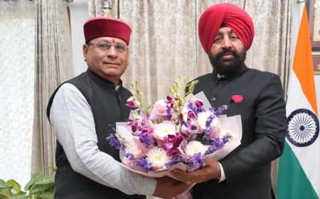 समाज कल्याण मंत्री खजान दास ने राज्यपाल गुरमीत सिंह से की महत्वपूर्ण मुलाकात