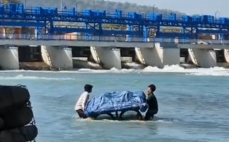 हरिद्वार में अतिक्रमण बचाने के लिए गंगा में कूद पड़ा युवक, वीडियो वायरल