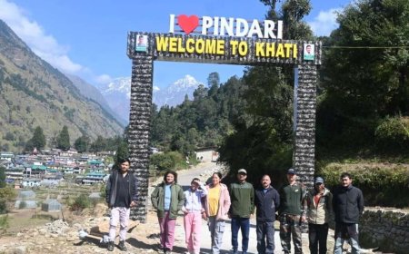 15 अप्रैल से पिंडारी ग्लेशियर ट्रैकिंग शुरू - बागेश्वर की नई यात्रा