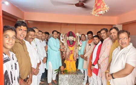 भगवान परशुराम के सम्मान में बनेगा भव्य तीन मंजिला कम्युनिटी हॉल: महापौर विकास शर्मा