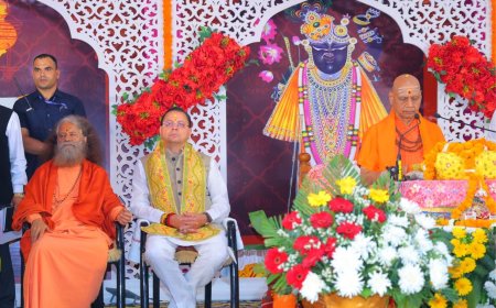 उत्तराखंड: यमकेश्वर के वानप्रस्थ आश्रम में सीएम धामी का भागवत कथा के दौरान धार्मिक पर्यटन का संदेश