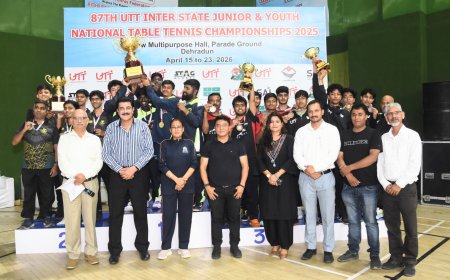उत्तराखंड में 87वीं अंतरराज्यीय जूनियर एवं राष्ट्रीय टेबल टेनिस चैम्पियनशिप का सफल समापन, रेखा आर्या ने खिलाड़ियों को किया प्रेरित