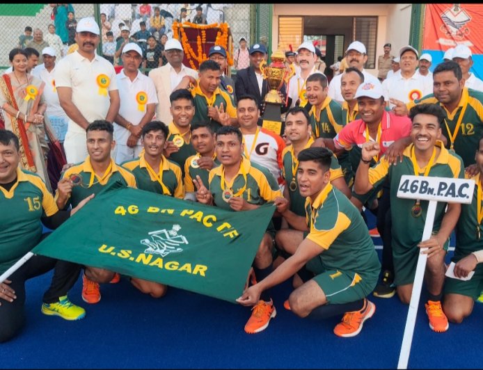 गौलापार में 23वीं प्रादेशिक जनपद/वाहिनी पुलिस हॉकी प्रतियोगिता-2026 का सफल समापन समारोह