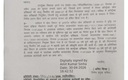 देहरादून में खेल विभाग ने कॉन्ट्रैक्ट प्रशिक्षकों की निरंतरता बढ़ाने का आदेश किया