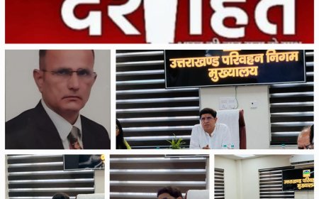 परिवहन मंत्री श्री प्रदीप बत्रा के ऐतिहासिक दौरे ने उत्तराखंड परिवहन निगम को दिया नया दिशा