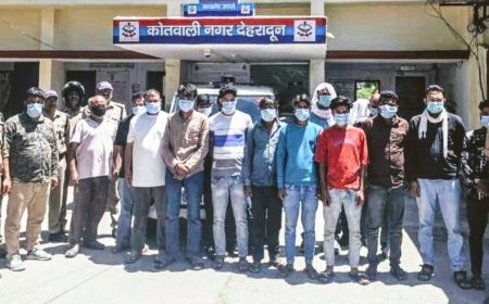 दून पुलिस का “ऑपरेशन प्रहार”: हाईप्रोफाइल जुए के अड्डे से 18 गिरफ्तार, भाजपा नेता का नाम भी शामिल