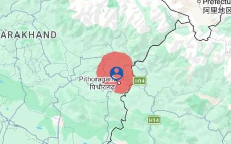 पिथौरागढ़ में मौसम चेतावनी: 2 घंटे का आंधी तूफान और भारी बारिश का अलर्ट