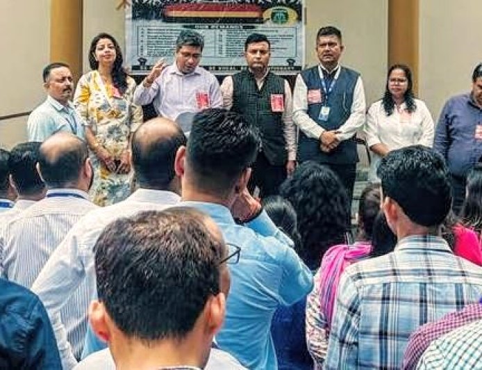 देहरादून में AISBISF के आह्वान पर जोरदार प्रदर्शन, चरणबद्ध राष्ट्रव्यापी आंदोलन की शुरुआत