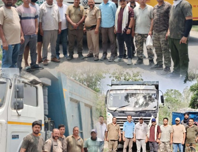 उत्तराखंड: अवैध खनन के खिलाफ बड़ी कार्रवाई, चार वाहन सीज