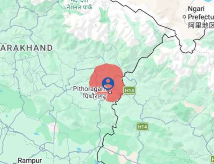 पिथौरागढ़ में मौसम चेतावनी: 2 घंटे का आंधी तूफान और भारी बारिश का अलर्ट