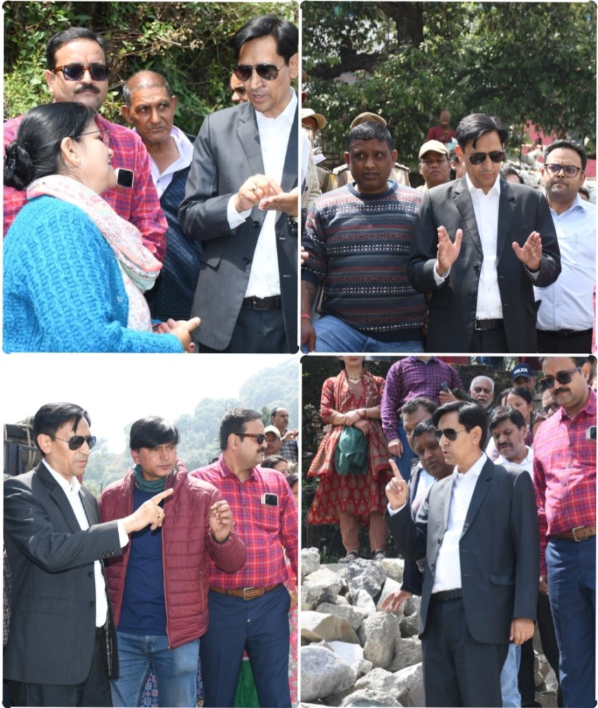 कृष्णापुर में भूस्खलन से बचाव के लिए कुमाऊं आयुक्त ने उठाए महत्वपूर्ण कदम